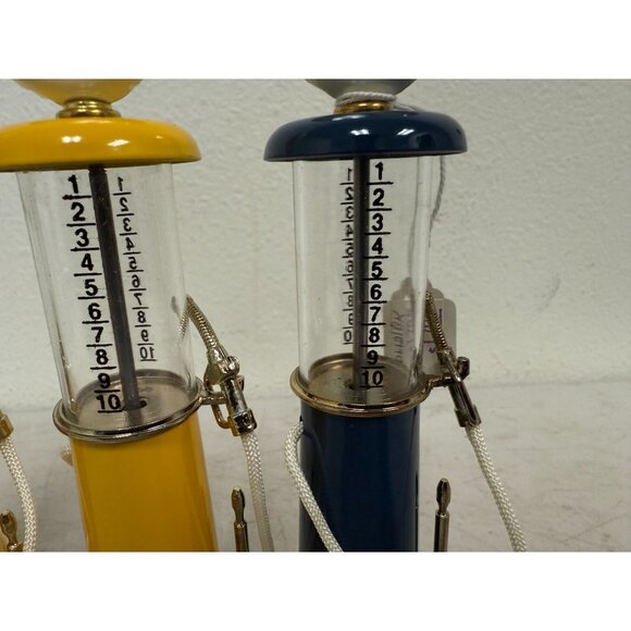 Lot of 4 Vintage-Style Gas Pump Toys  Shell Cylinder & Richfield Hi-Octane  7.5" - Picture 4 of 11